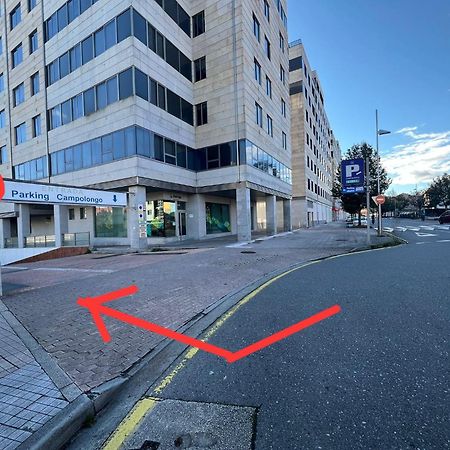 Apartamento Con Garaje, Centrico Y Luminoso Pontevedra Bagian luar foto
